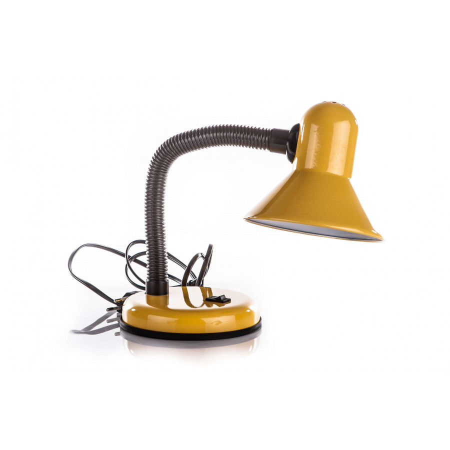 Lampka Biurkowa LED 1xE27, Seria S1 - Kolor Żółty