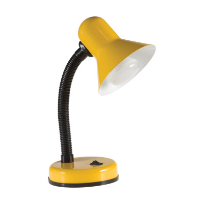 Lampka Biurkowa LED 1xE27, Seria S1 - Kolor Żółty