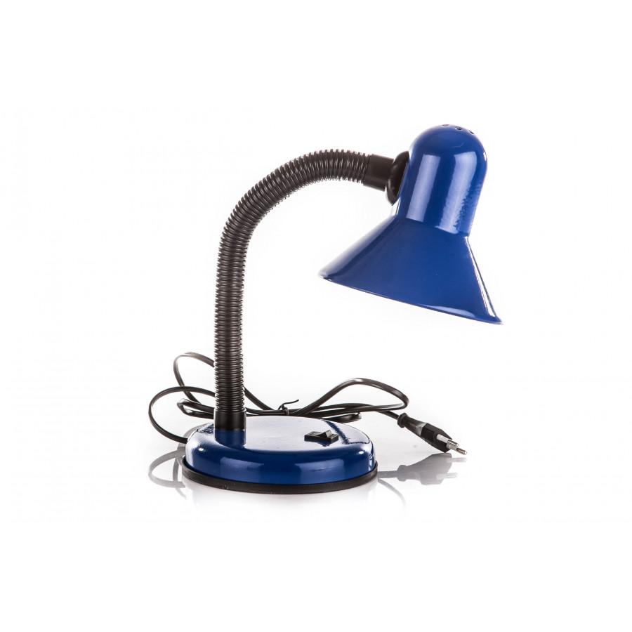 Lampka Biurkowa LED 1xE27, Seria S1 - Kolor Niebieski