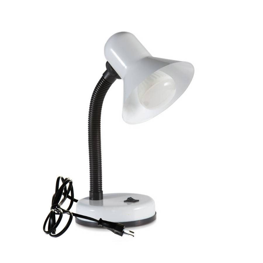 Lampka Biurkowa LED 1xE27, Seria S1 - Kolor Biały