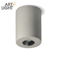 Oprawka Natynkowa LED, Lampa Tuba, LOFT, Moc: 4,2W, Szary beton