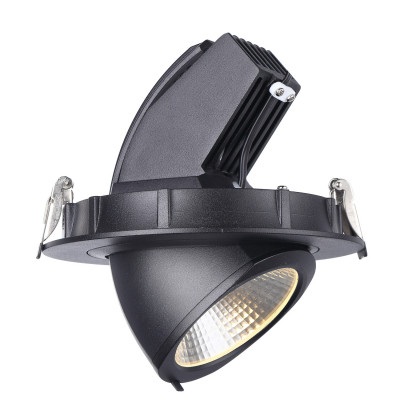 Oprawa LED typu PullOut | DownLight 40W, 24°, 3000K, NP2 - kolor Czarny