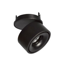 Ruchomy Reflektor LED 8W, Oprawa Plafon Podtynkowy, Czarny
