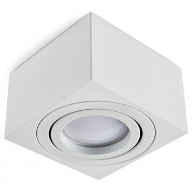 Zestaw - Lampa Prostokątna Biała, H050 + Żarówka 5W