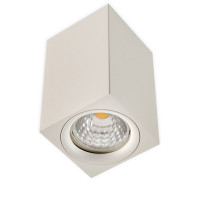 Zestaw - Lampa Plafon Prostokątna z Aluminium + Żarówka LED Gratis