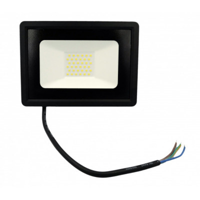Zewnętrzny Naświetlacz Halogen LED 30W, Barwa Zimnobiała + Złączka