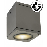 LAMPA Sufitowa ZEWNĘTRZNA Q17R Plafon LED Ogrodowa IP44 - Szara