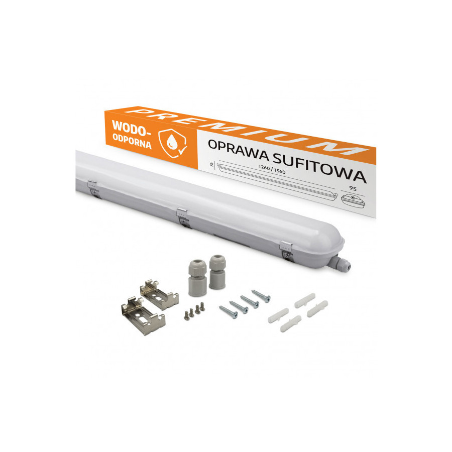 Oprawa Hermetyczna LED 60W 150cm Nexforce Neutralna Biała