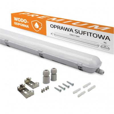 Oprawa Hermetyczna LED 60W 150cm Nexforce Neutralna Biała