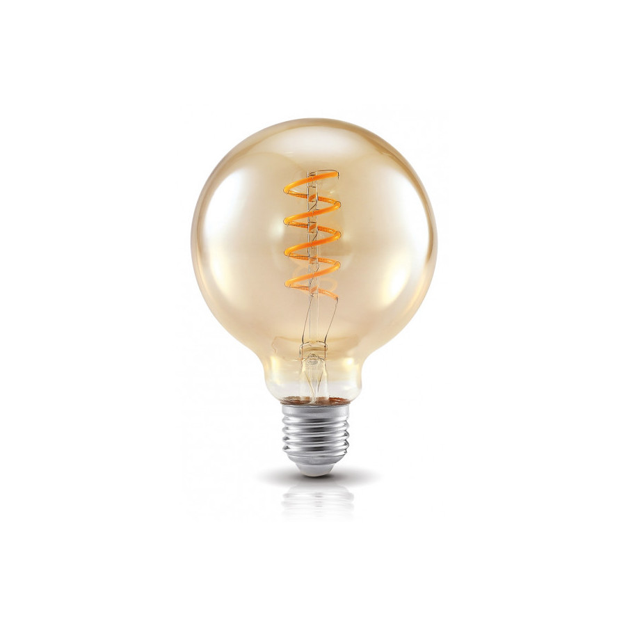 Żarówka Retro LED 4W Edison, Filament - Barwa Ciepłobiała - E27