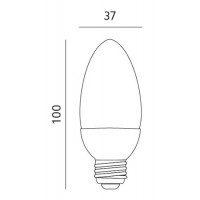 Żarówka Led E14 7w Barwa Zimnobiała