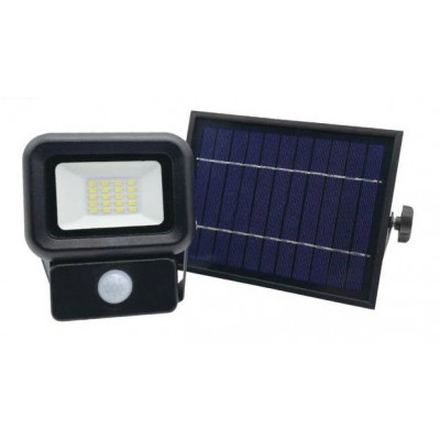 Naświetlacz Solarny LED z Czujnikiem Ruchu 10w Barwa Zimna