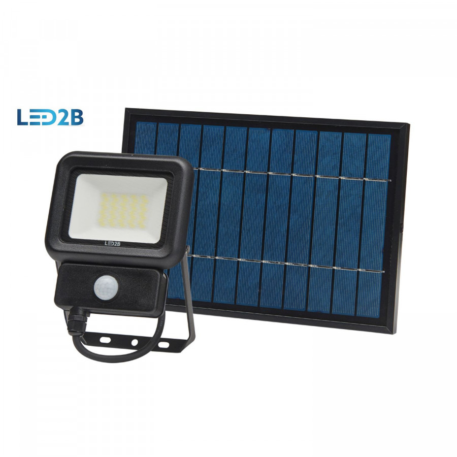 Naświetlacz Solarny LED z Czujnikiem Ruchu 20w Barwa Zimna