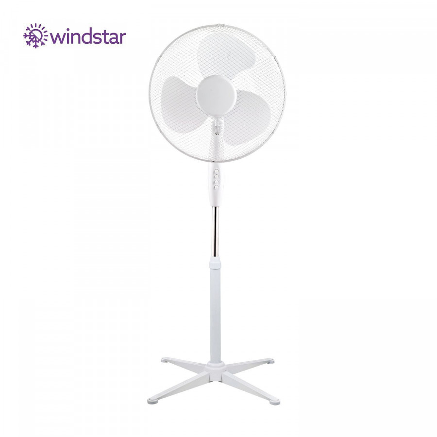 Wentylator Podłogowy Viento 45w Biały