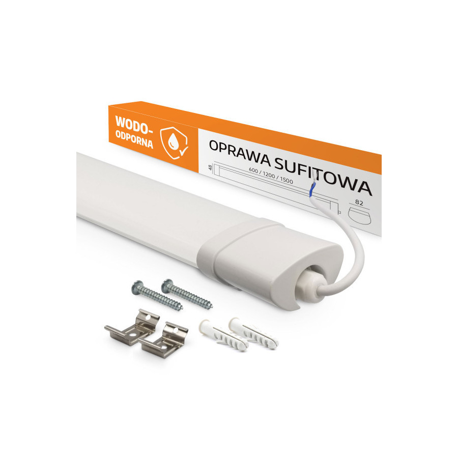 Oprawa Liniowa LED C-3, 36W, Barwa Neutralna, Hermetyczna