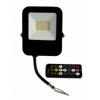 Zewnętrzny Naświetlacz Halogen LED Premium 10W z Czujnikiem Ruchu Barwa Neutralna + Pilot