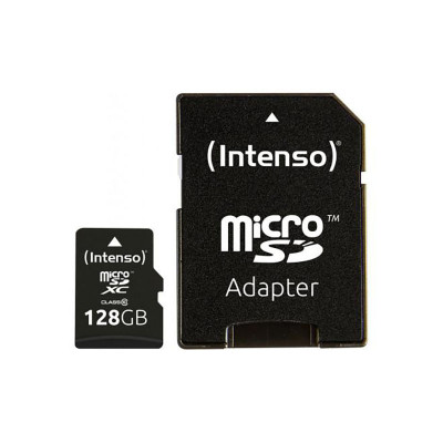 Intenso MicroSDXC - Karta pamięci 128 GB Class 10 40 MB|s z adapterem