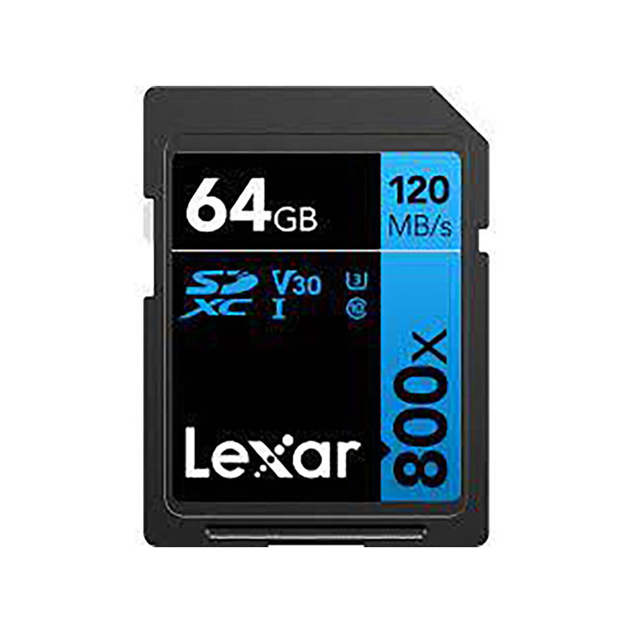 Lexar SDXC - Karta pamięci 64 GB Class 10 V30 120MB|s