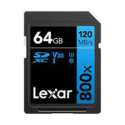 Lexar SDXC - Karta pamięci 64 GB Class 10 V30 120MB|s