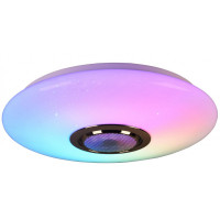 MAGIC MUSIC plafon, oprawa LED 18W z głośnikiem BLUETOOTH + RGB