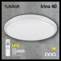 IRINA 40 plafon oprawa LED 48W z pilotem