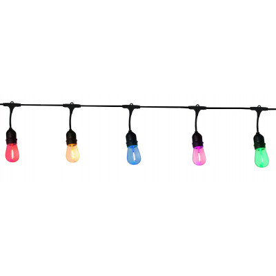 Girlanda ogrodowa zewnętrzna LED PARTY NEON zestaw z kolorowymi żarówkami