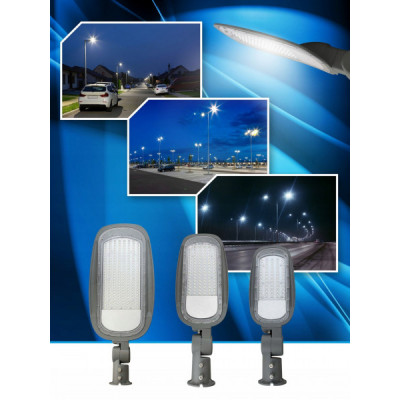 Lampa Uliczna LED 200W, 22000lm, 4000K (neutralna) - Latarnia Drogowa, Parkowa Ledowa