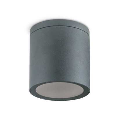 LAMPA Sufitowa ZEWNĘTRZNA Plafon LED Ogrodowa IP44 - Szara