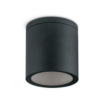 LAMPA Sufitowa ZEWNĘTRZNA Plafon LED Ogrodowa IP44 - Czarna