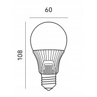 Żarówka LED 9W z Czujnik Ruchu Zmierzchu CIEPŁA