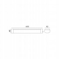 Oprawa Liniowa LED - 18W, Barwa Neutralna, Hermetyczna