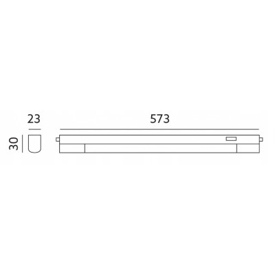 3x Oprawa Kuchenna Lampka LED Podszafkowa 60cm, 8W