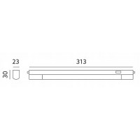 2x Oprawa LED Podszafkowa 4W Meblowa 4000k LLS