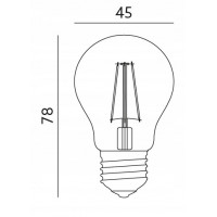 10x ŻARÓWKA LED E27 1,3W Edison Filament Ciepła