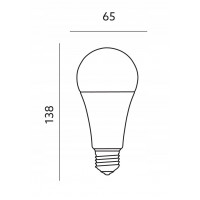 6x Żarówka LED E27 18W - 100W - 1950lm Ciepłobiała