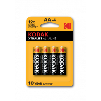 Bateria AA KODAK XTRALIFE R6 1,5V alkaliczna BLISTER 4 sztuki PALUSZEK