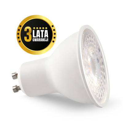 10x Żarówka Premium LED GU10 3W Dioda Samsung Barwa Neutralna Zestaw