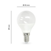 Żarówka LED E14 8,5W MB 3000K Barwa Ciepła Biała 180 stopni 806lm Ledowa