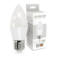 Żarówka E27 LED świeczka SW 8,5W Barwa Neutralna 180 stopni 4000K 806lm