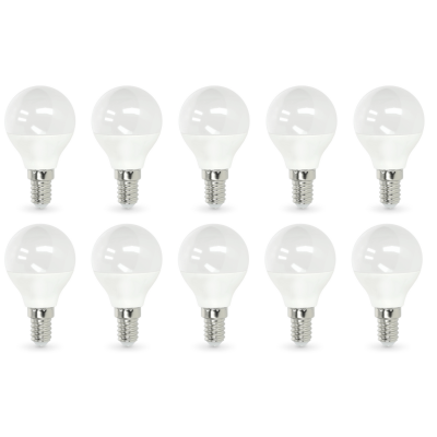 10x Żarówka LED E14 8,5W MB 3000K Barwa Ciepła Biała 180 stopni 806lm ZESTAW