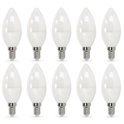 10x Żarówka Świeczka LED SW 8,5W E14 Barwa Ciepła 806lm 3000K ZESTAW