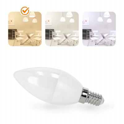 10x Żarówka Świeczka LED SW 8,5W E14 Barwa Ciepła 806lm 3000K ZESTAW