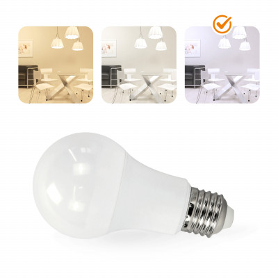 10x Żarówka LED E27 GS 10,5W Barwa Zimna biała 6500K 1055lm Kulka ZESTAW