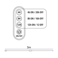 Kabel Zasilający 3m do Lamp LED do Wzrostu Roślin TIMER