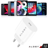 Ładowarka sieciowa Mocna 35W Szybka do iPhone ALOGY USB-C USB typ C PD GaN