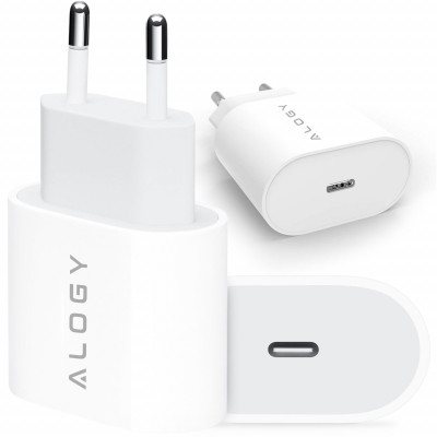 Ładowarka sieciowa Mocna 35W Szybka do iPhone ALOGY USB-C USB typ C PD GaN