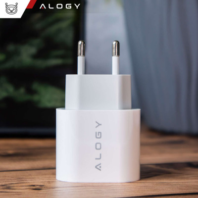 Ładowarka sieciowa Mocna 35W Szybka do iPhone ALOGY USB-C USB typ C PD GaN