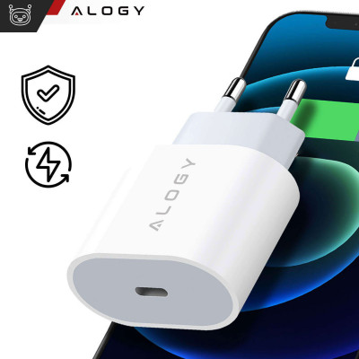 Ładowarka sieciowa Mocna 35W Szybka do iPhone ALOGY USB-C USB typ C PD GaN