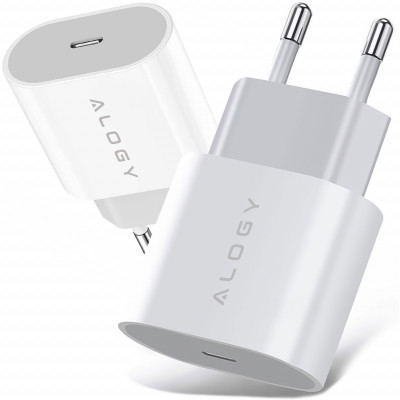 Ładowarka sieciowa Mocna 35W Szybka do iPhone ALOGY USB-C USB typ C PD GaN