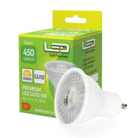 Żarówka LED GU10 5W dioda SAMSUNG 3000K Barwa Ciepła LLS PREMIUM